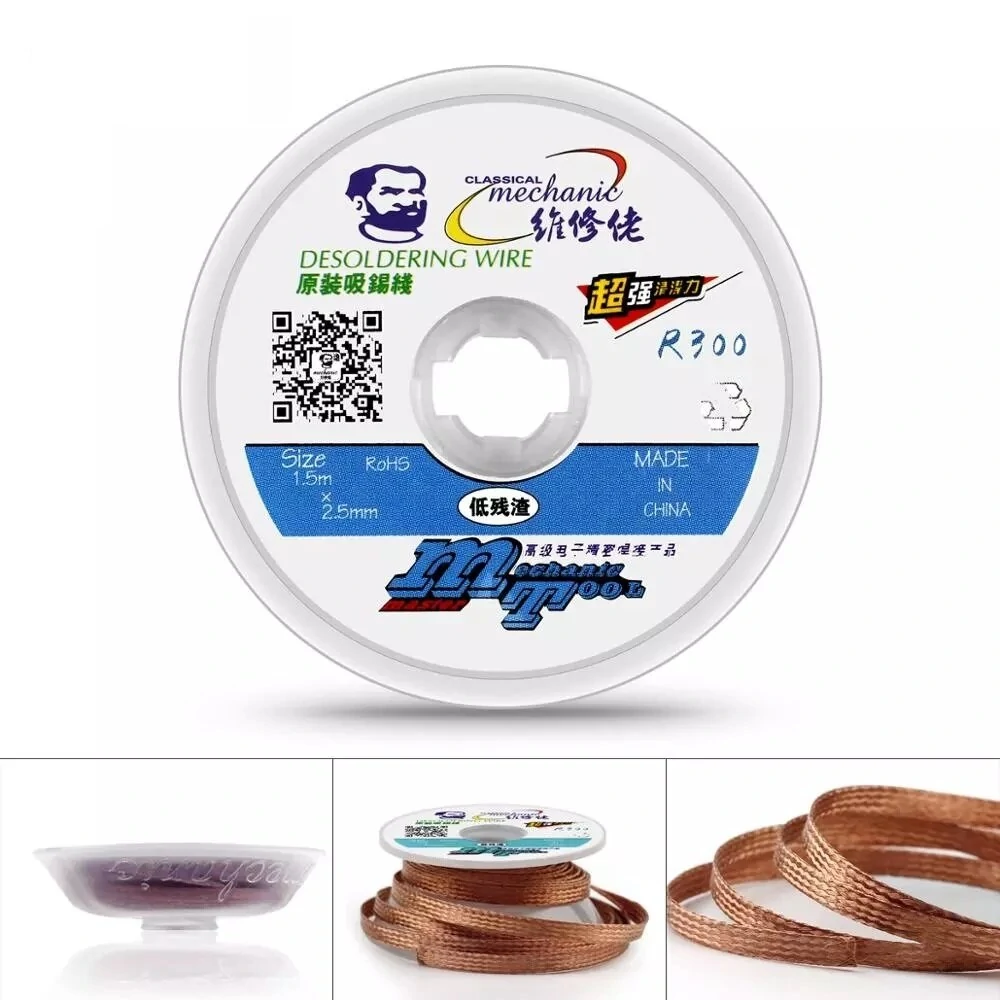 MECHANIC Desoldering Braid | Solder Wick Wire 1.5-3.5mm | PCB Repair Tool - Image 3