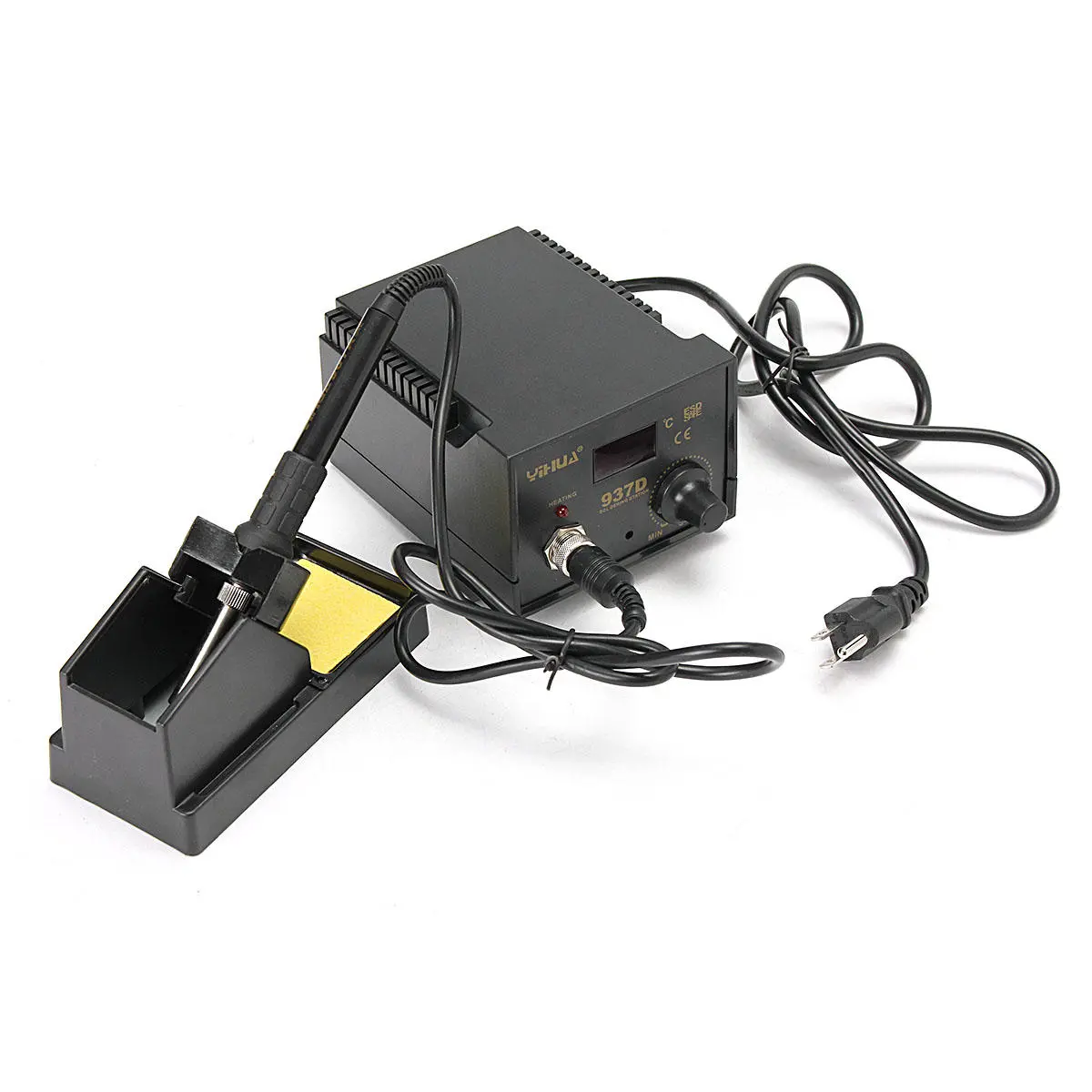 YIHUA 937D 75W Digital Soldering Station | 220V with 4 Tips & Lead Welding Tool Kit - Image 3