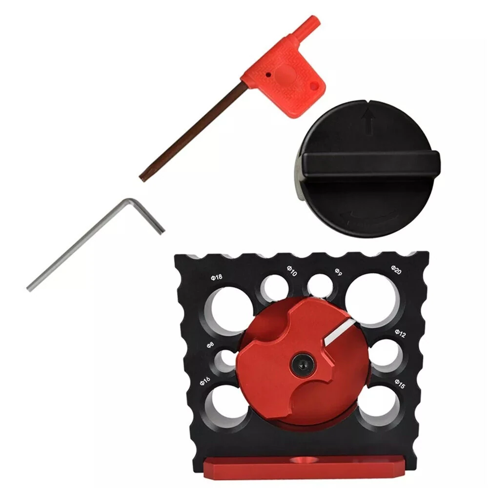 Carbide Dowel Maker Jig - 8 Hole High Speed Cutter Plate for Wood Rod Milling - Image 5