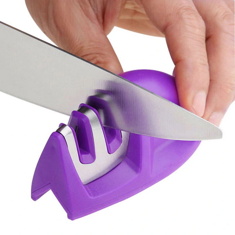 MYVIT 2-Stage Diamond & Ceramic Knife Sharpener - Kitchen Whetstone Tool - Image 4