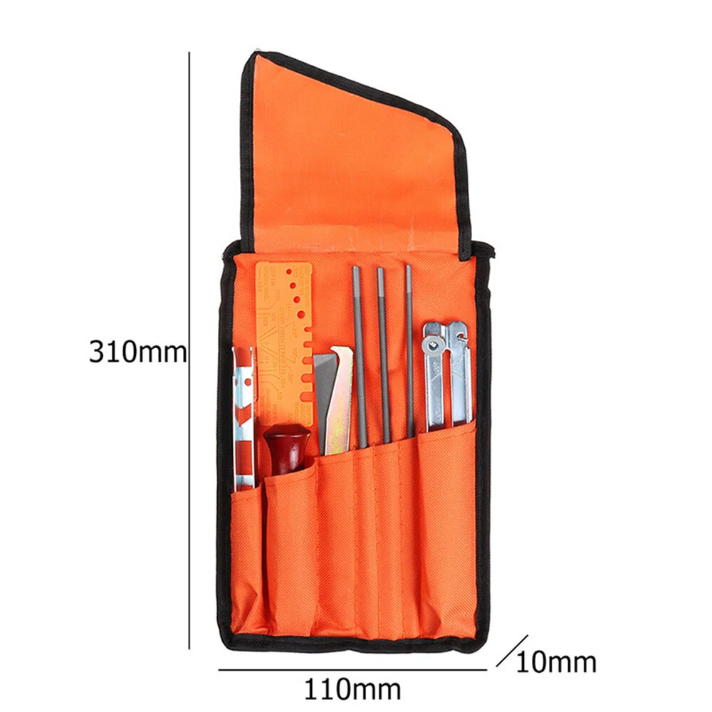10-12Pcs Chainsaw Sharpening File Kit | Household Hand Tools | Chain Sharpen Saw Files - Image 4
