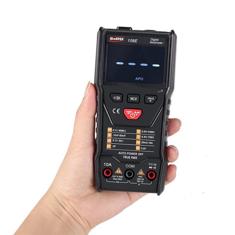 WinAPEX 108E Digital Multimeter | 6000 Counts Auto-Ranging True RMS - Image 3