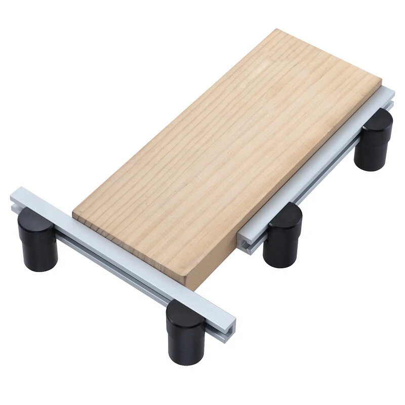 2Pack Aluminum Alloy Planing Stop Board | Quick Release Limit Block & Stop Rod for Woodworking Table - Image 2