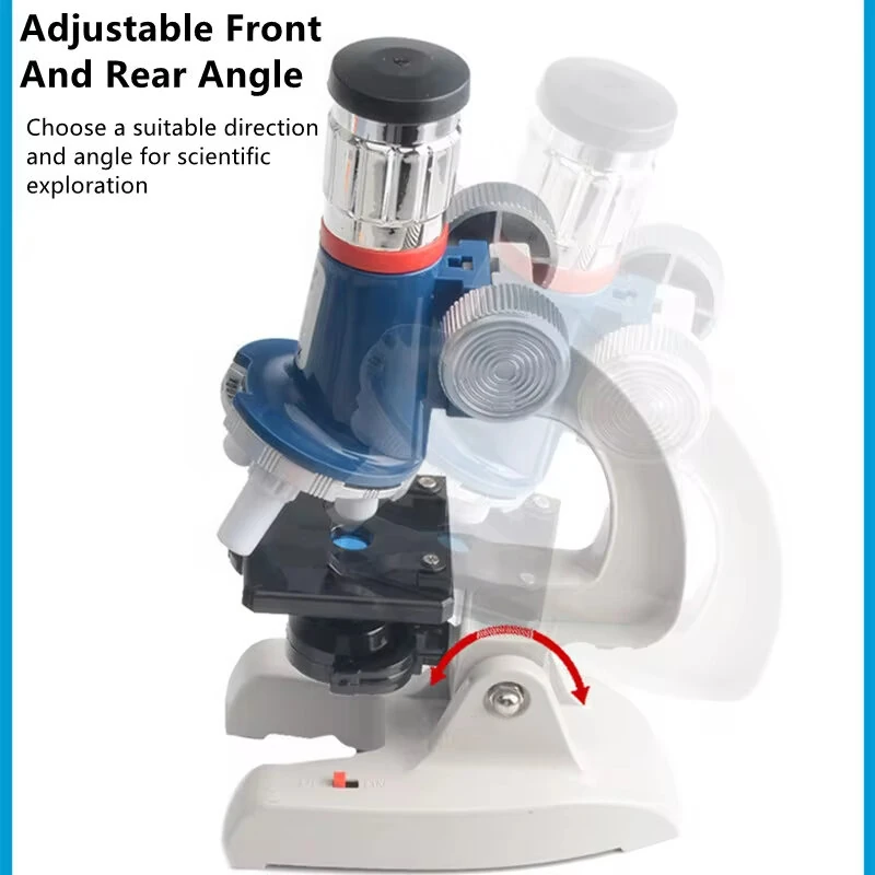 STEM Biology Microscope for Kids - 100x to 1200x Magnification | Alloy Body, Phone Holder & Portable Case - Image 3
