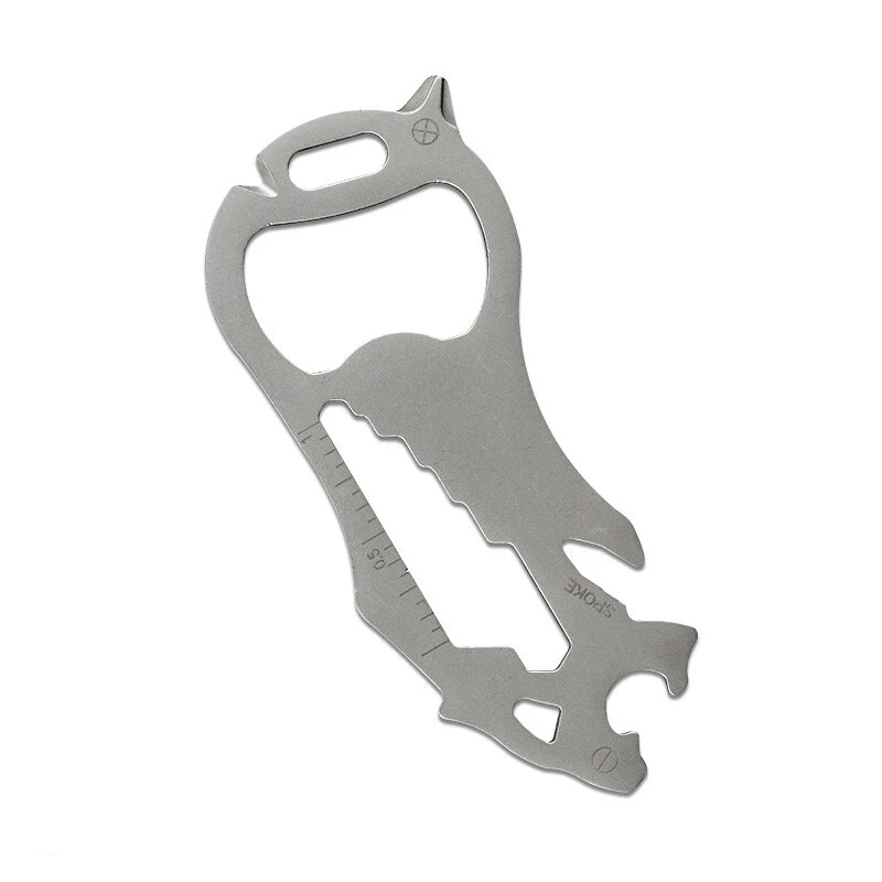 Tiger Mini Tool Card - Multifunctional EDC Bottle Opener & Keychain Tool - Image 2