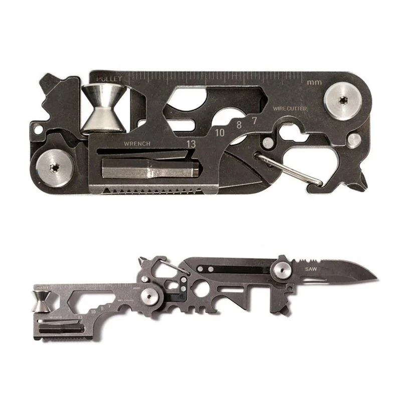 420 Grade Stainless Steel 30 in 1 EDC Tool | Compact Pocket Multi-Tool for Outdoor & Daily Carry - Image 3