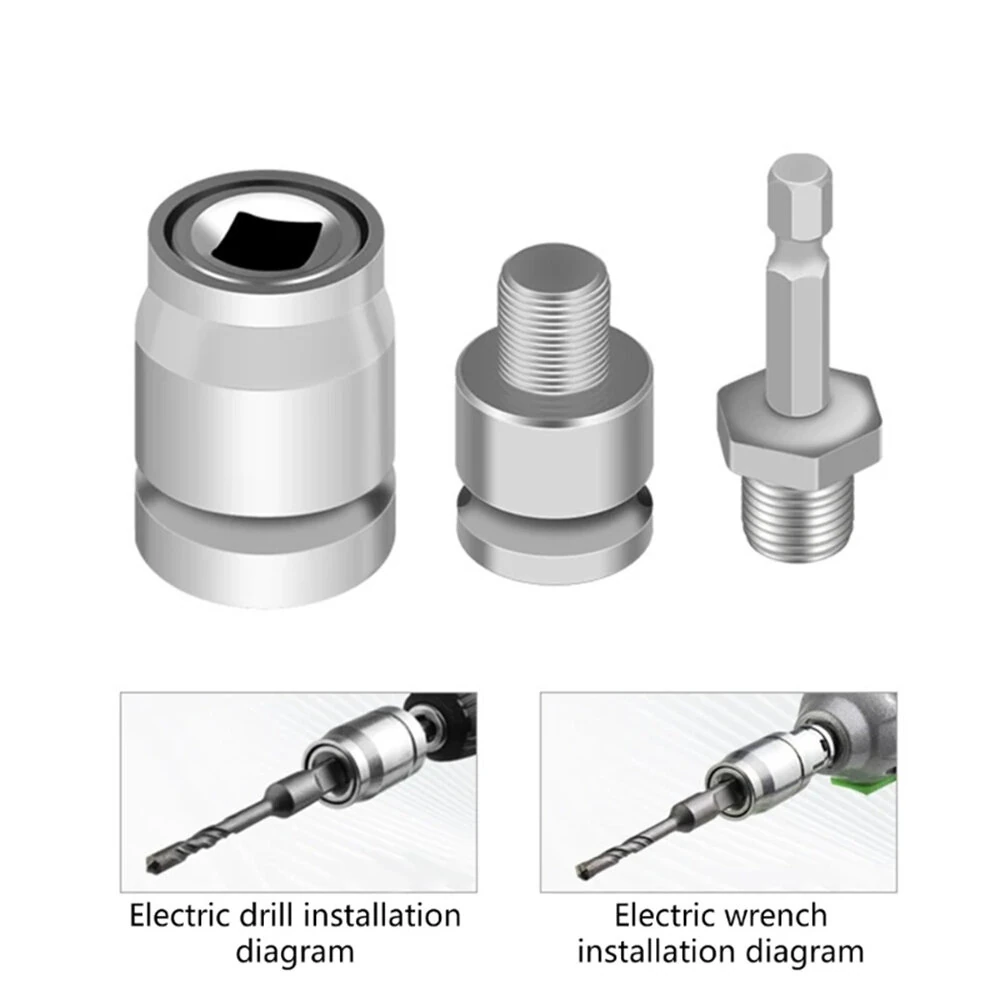 Bosch Drill Adapter Set - Heavy-Duty Metal 41mm 35mm 50mm | Hammer to Impact Driver Converter - Image 2