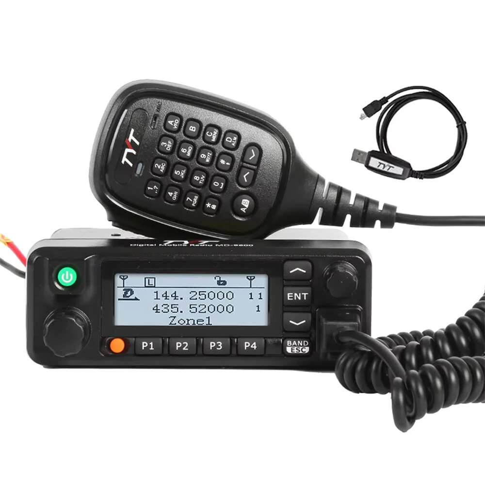 TYT MD-9600 DMR Mobile Radio - Dual Band VHF UHF 50W GPS 1000 Channels - Image 4