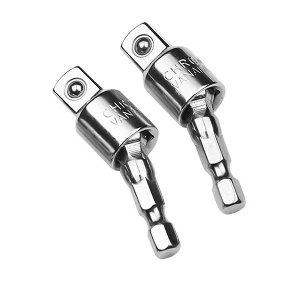 360 Degree Rotary Screwdriver Extension Bar | Hex to Square Socket Adapter Drill Bit - Image 4