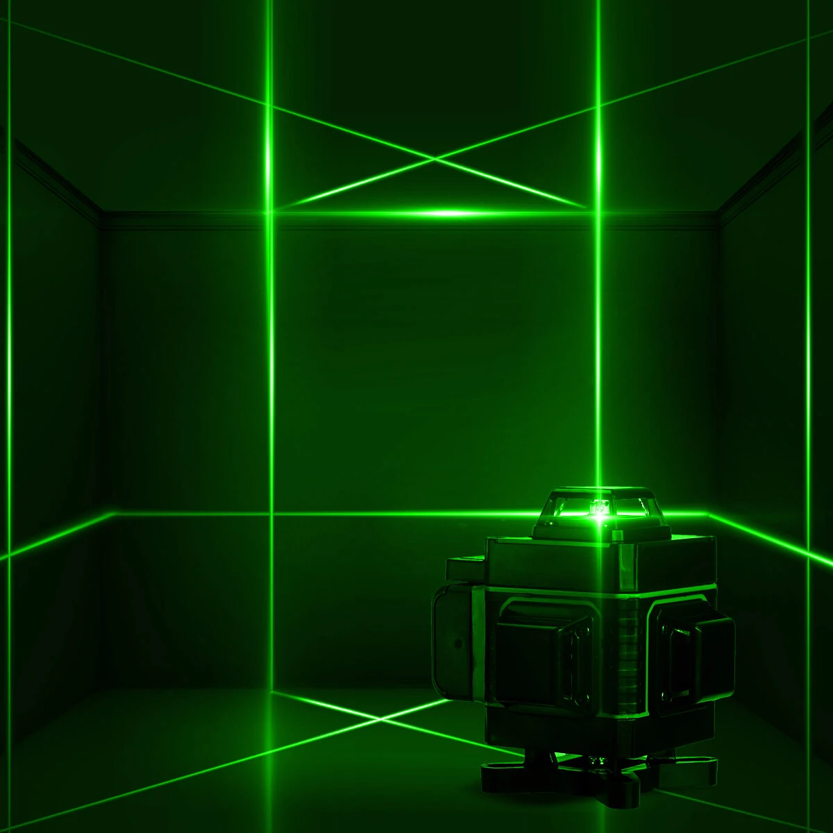 16 Line 4D Green Laser Level | Self-Leveling 360° Rotary Cross Line - Image 4