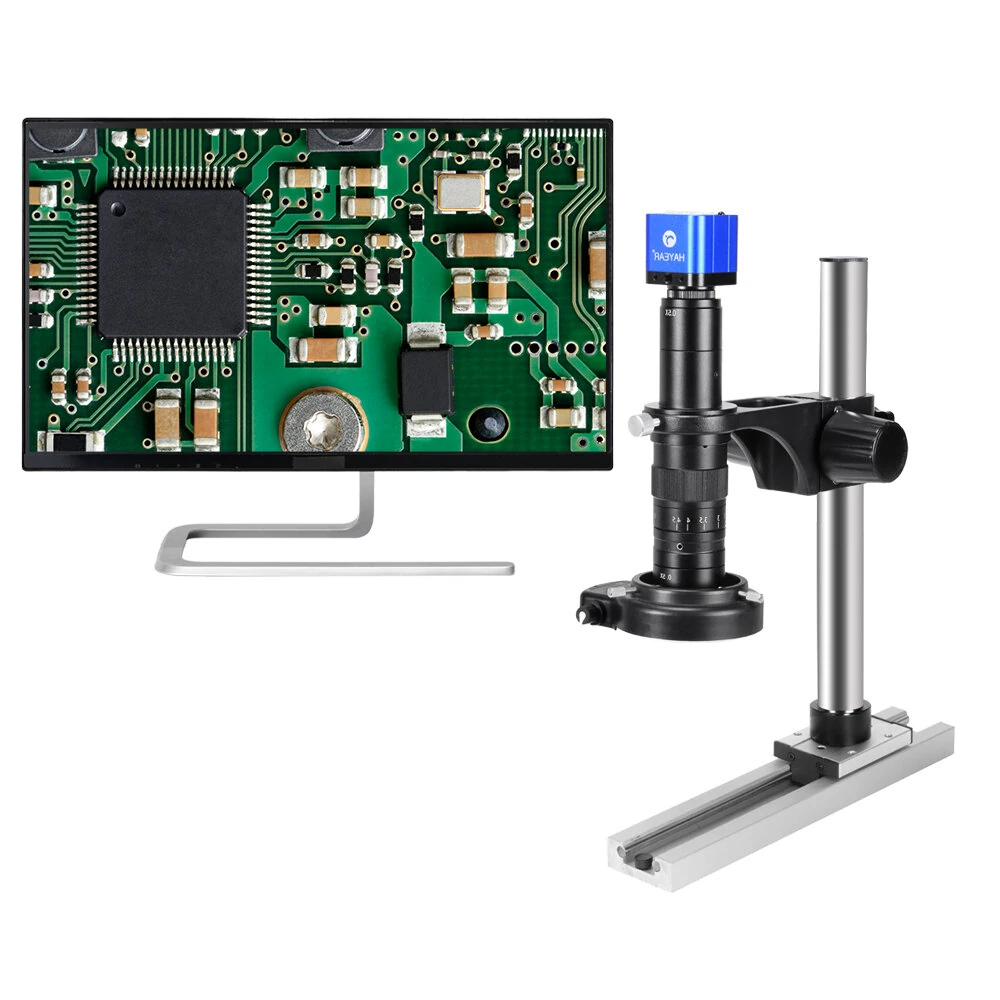 HAYEAR HY-5100 24MP Digital Microscope Camera | 180X Lens & USB LED Ring Light - Image 3