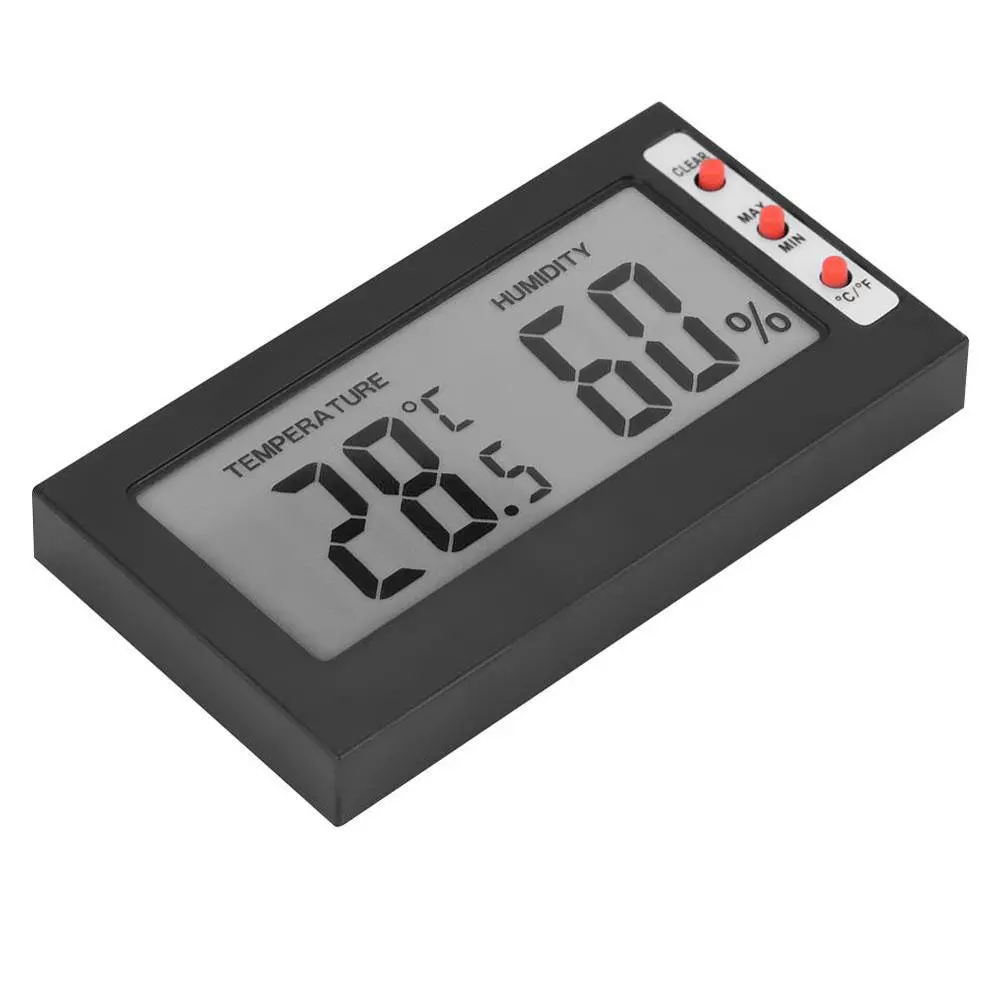 0-50°C 10-99%RH Portable Digital Thermometer Hygrometer | LCD Display - Image 3