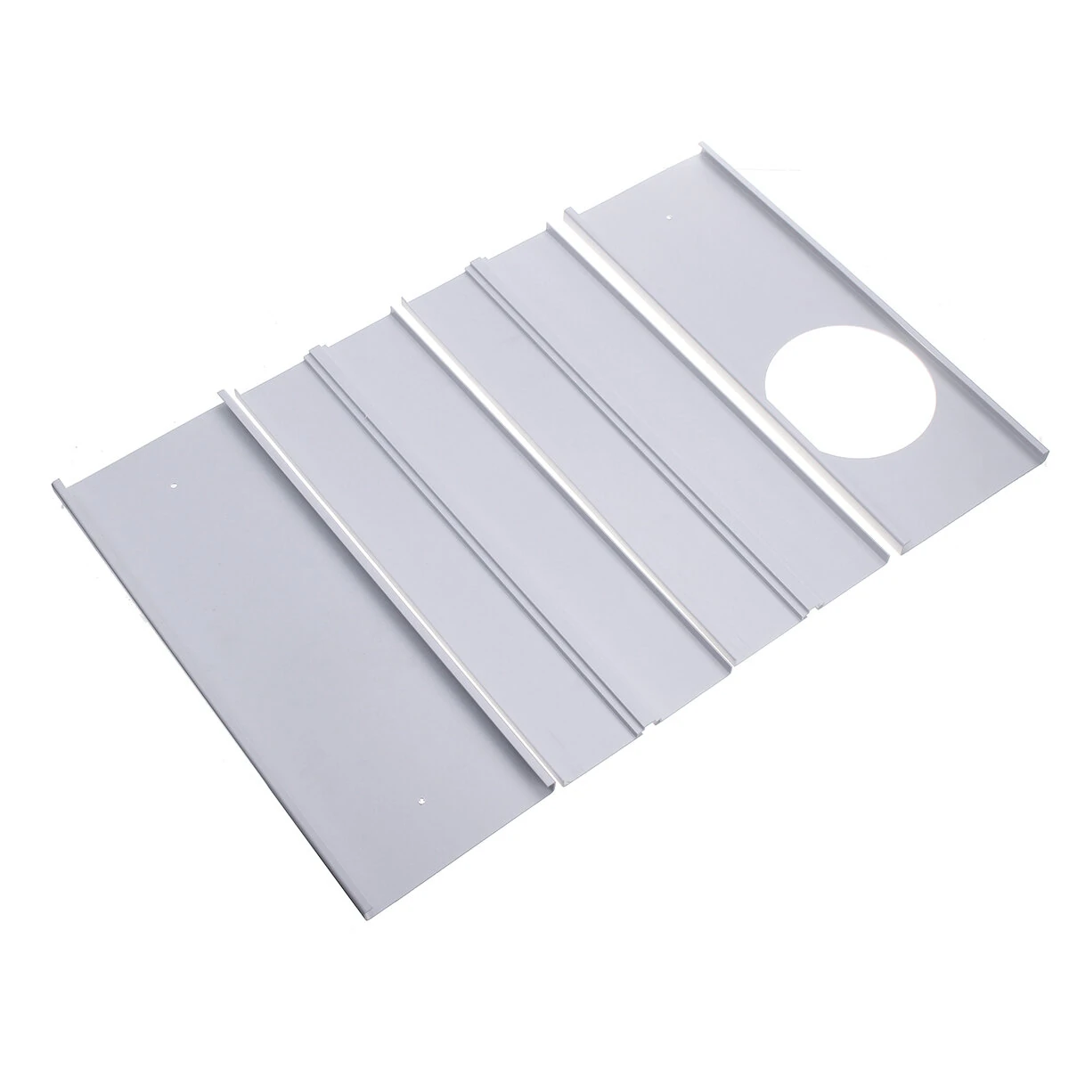Adjustable AC Window Slide Kit - 160cm 4-Piece Wind Shield for Portable Air Conditioner - Image 3