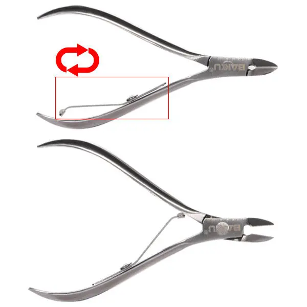 BAKU BK-108 Professional Micro Nipper Flush Wire Cutter | Stainless Steel Precision Pliers - Image 3