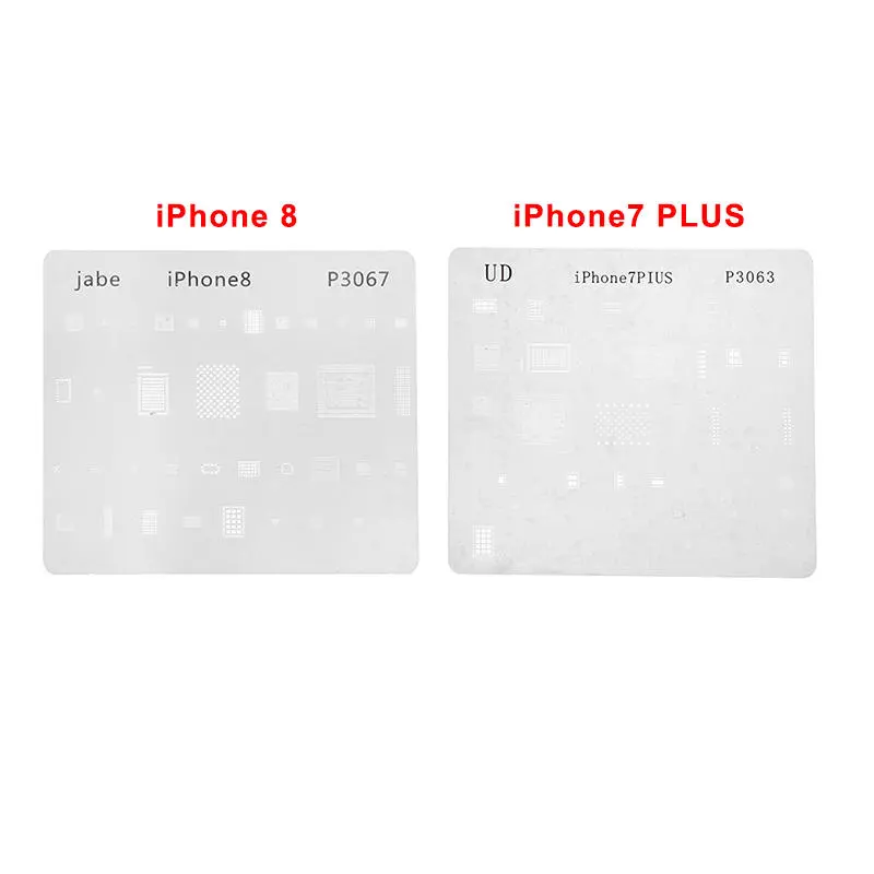 IC Chip BGA Reballing Stencil Kit - 16Pcs Set for iPhone X 8 7 6s 6 Plus 5S iPad - Image 3