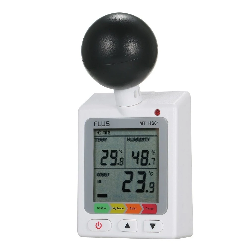 FLUS MT-HS01 WBGT Heat Stress Meter | Air Temperature Humidity Tester - Image 2