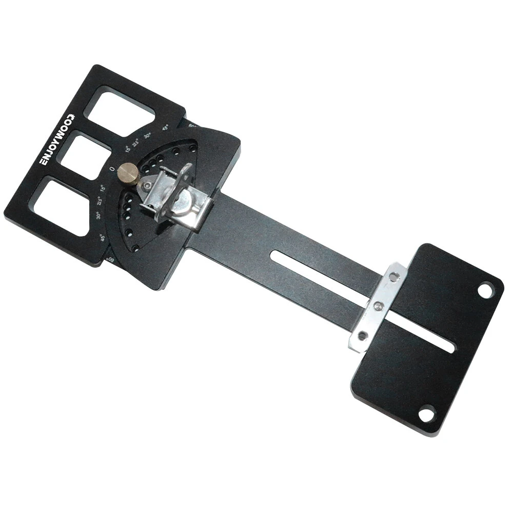 ENJOYWOOD Adjustable Track Saw Guide Square | 60° to 60° Angle Stop - Makita Festool Compatible - Image 3