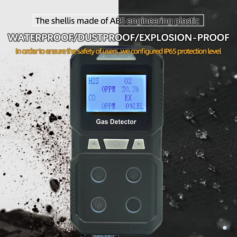 Multi-Gas Detector - H2S O2 CO Combustible Gas Alarm | Portable & Rechargeable - Image 5