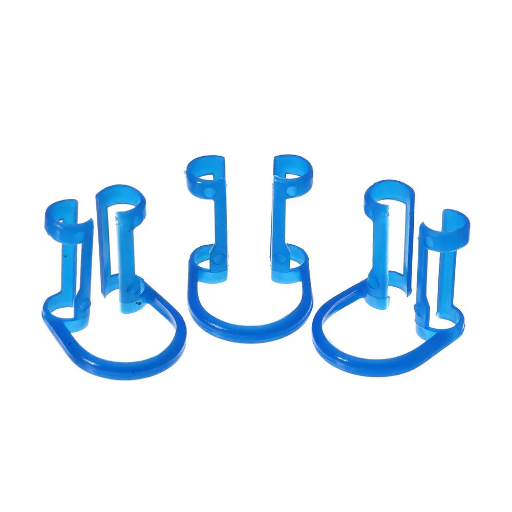 Dental Cotton Roll Holder - Blue Clip for Teeth Clinic Isolation - 50pcs - Image 5