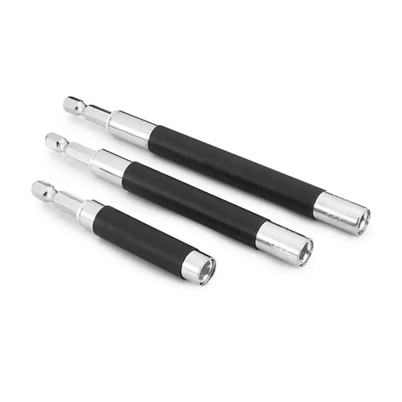 3pcs 1/4 Inch Hex Magnetic Bit Holder - 80/120/140mm Extension Bar for Screwdriver - Image 2