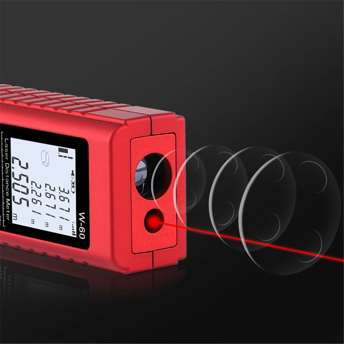 Laser Distance Meter - 80M Waterproof Digital Handheld Measure Tool - Image 3