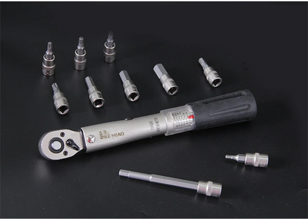BIKEHAND YC-617-2S Bicycle Torque Wrench & Allen Key Tool Set | Professional Bike Repair Kit - Image 5