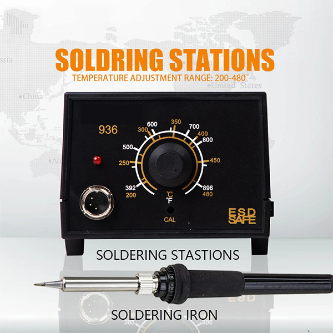 G2-936 Antistatic Soldering Station | 60W Constant Temperature 200°C-480°C | Professional & Hobby Use - Image 3