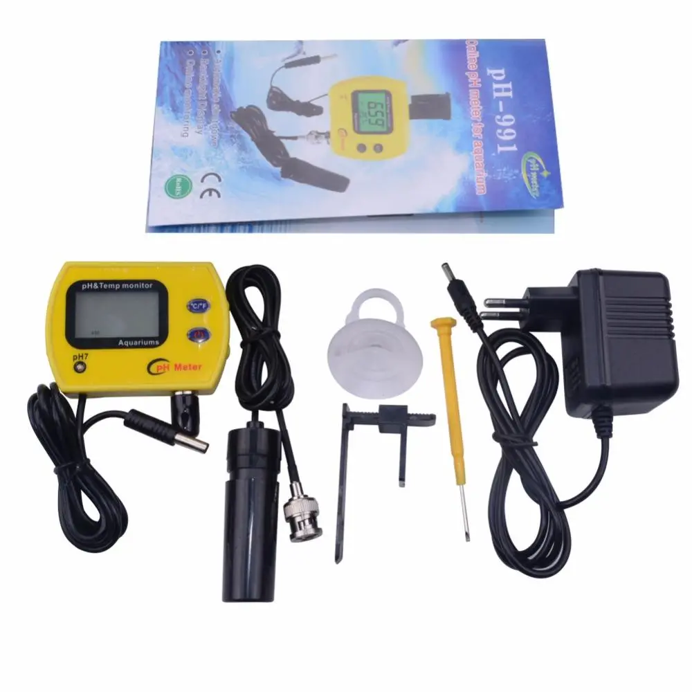 PH-991 pH Meter with Backlight | Water Tester for Aquarium & Pool | Temp Monitor - Image 2