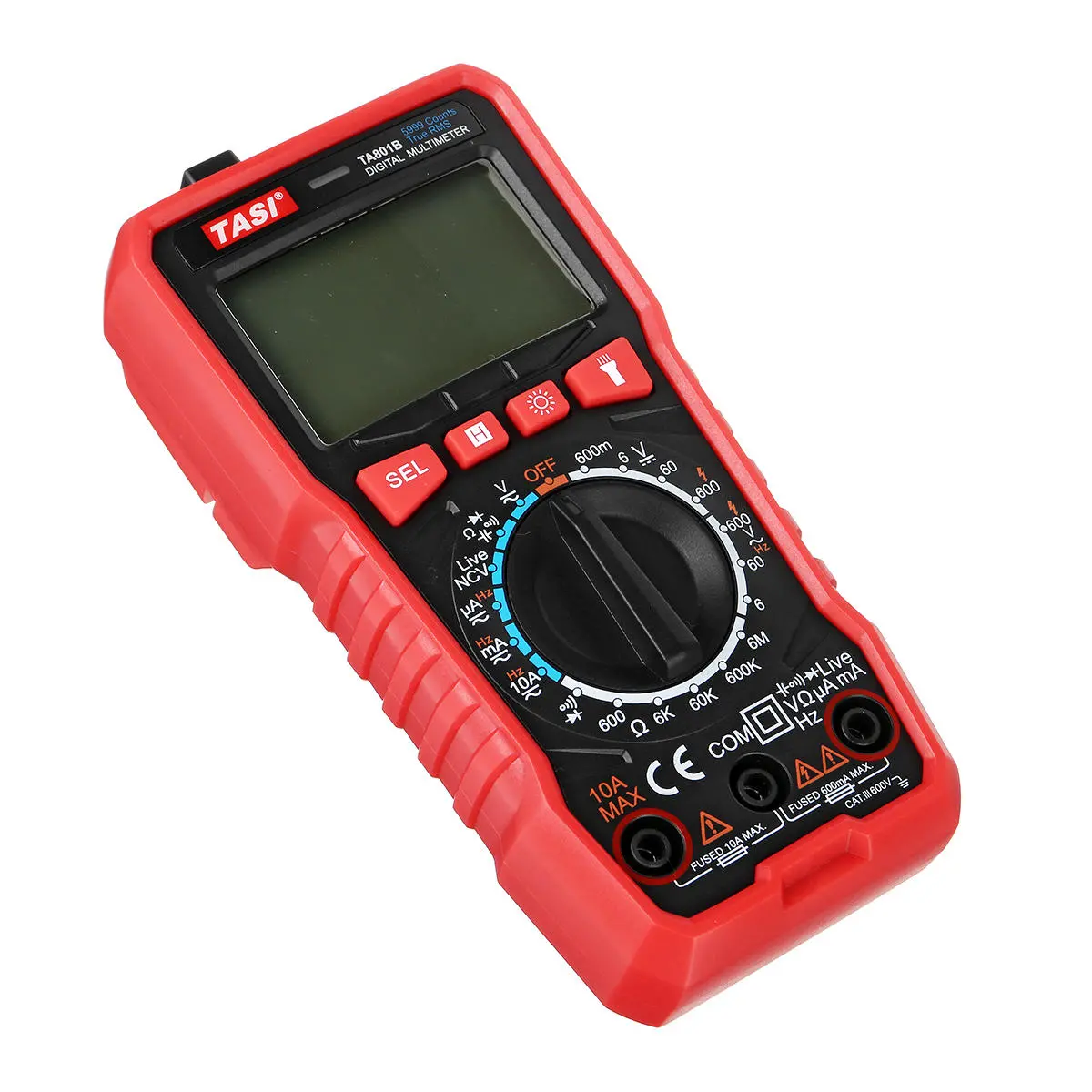 TA801B Digital Multimeter - High Precision Manual/Auto AC DC Ammeter - Image 5