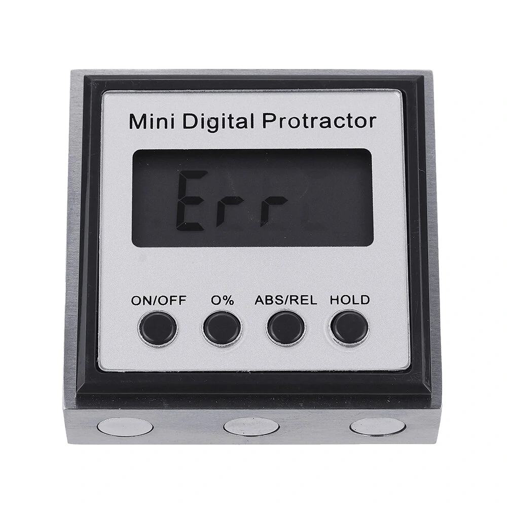Drillpro Digital Protractor | 360 Degree Mini Inclinometer with Magnetic Base - Image 3