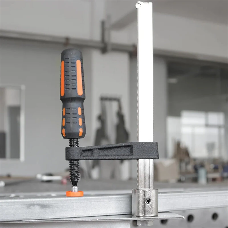 D16 Portable Welding Table Clamp - 200x80mm with Bolt & Locking Screw for D16 Hole System - Image 2