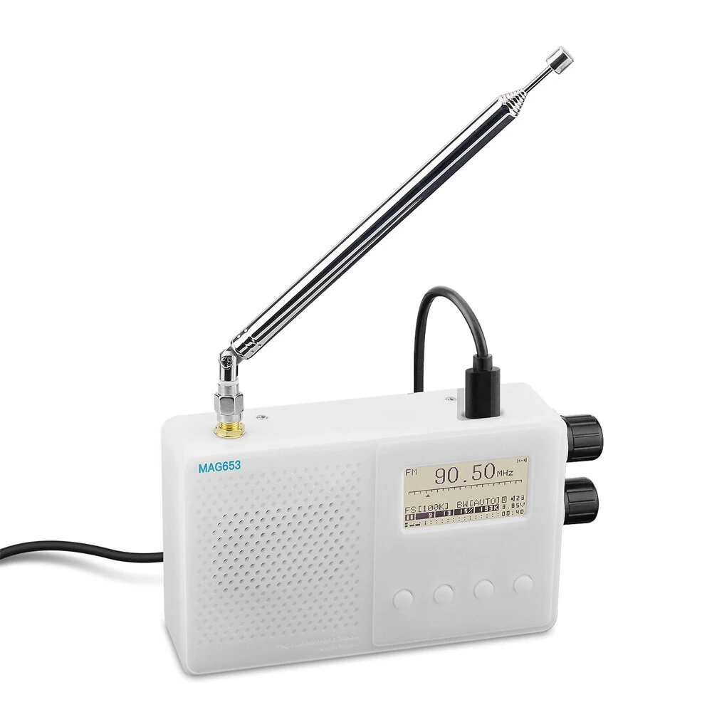 Portable TEF6686 Full Band Radio - FM/LW/MW/SW Receiver with 1.8 Inch Screen - Image 2