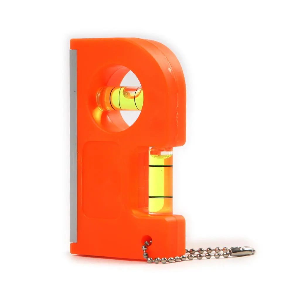 Mini Key Chain Level Ruler - Magnetic Belt Buckle Type - Portable Aluminum Alloy - Image 2