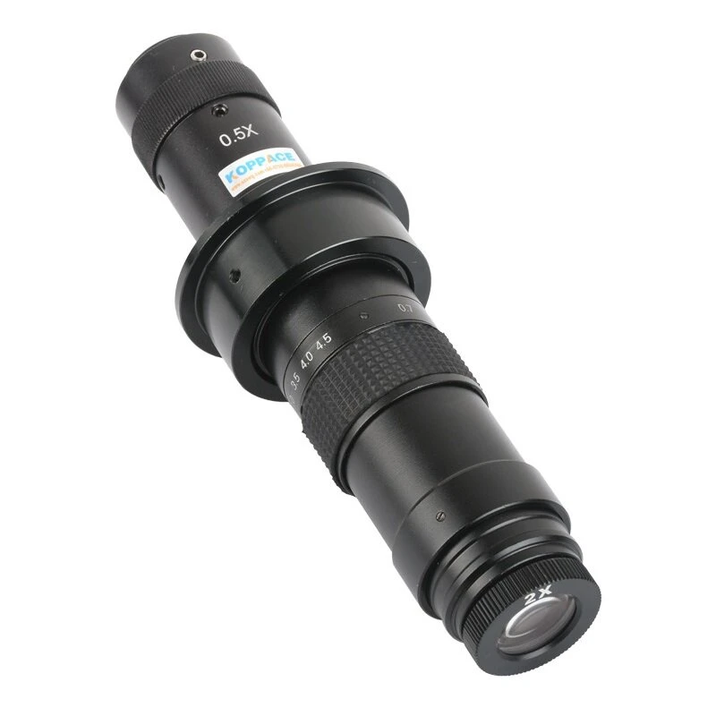 KOPPACE 32X-410X Industrial Microscope Lens | 0.5X-4.5X Zoom Eyepiece & Objective - Image 2