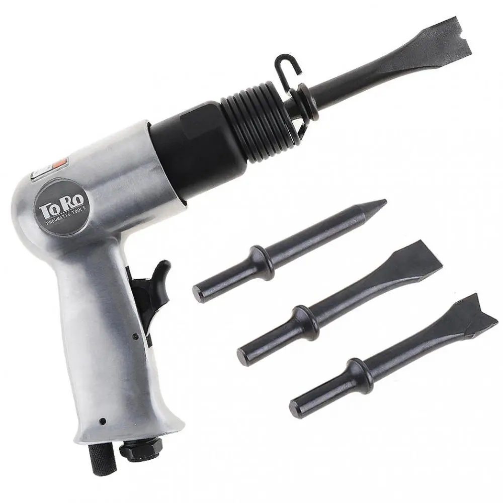 TORO TR-5100 120mm Pneumatic Air Hammer | Professional Rust Remover with 4 Chisels - Image 3