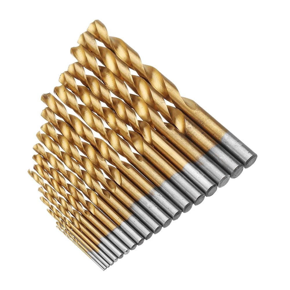 19pcs HSS 1-10mm Twist Drill Bit Set - Straight Shank - High Precision - Image 5