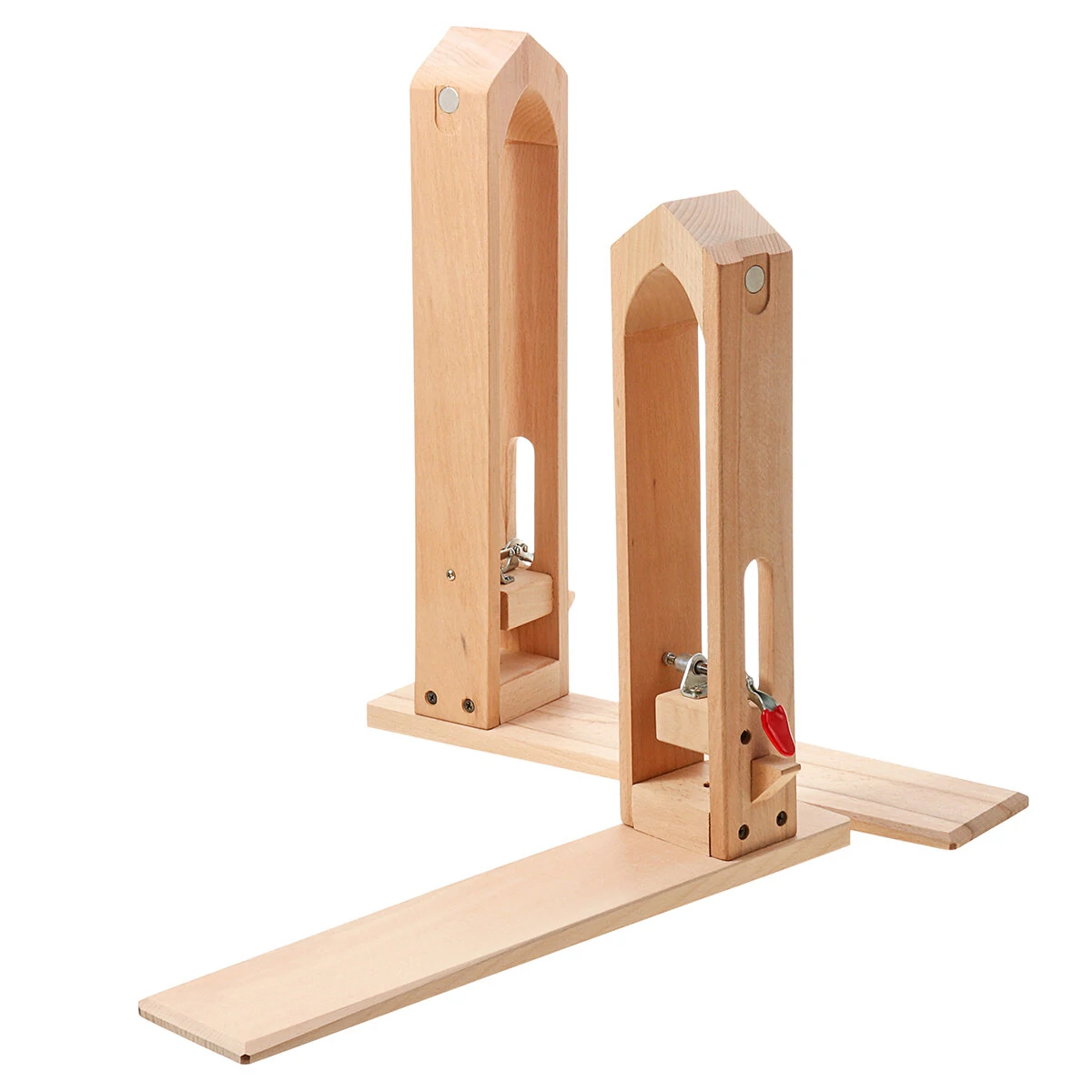 Leather Craft Sew Wooden Clip Stamp Stitching Tool | Hand Adjustable Clamp DIY - Image 3