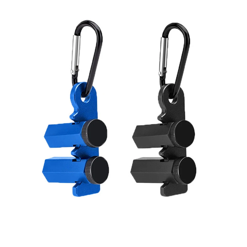 Swanson Tool Co. Tall Stair Gauges | Framing Square Jig with Holder & Carabiner - Image 3