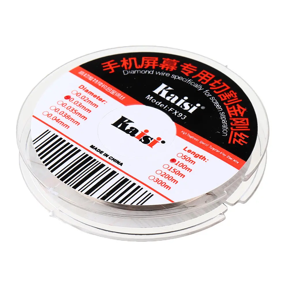 kaisi 0.03mm 100m Molybdenum Wire | LCD Screen Separator Repair Tool for Phone - Image 4