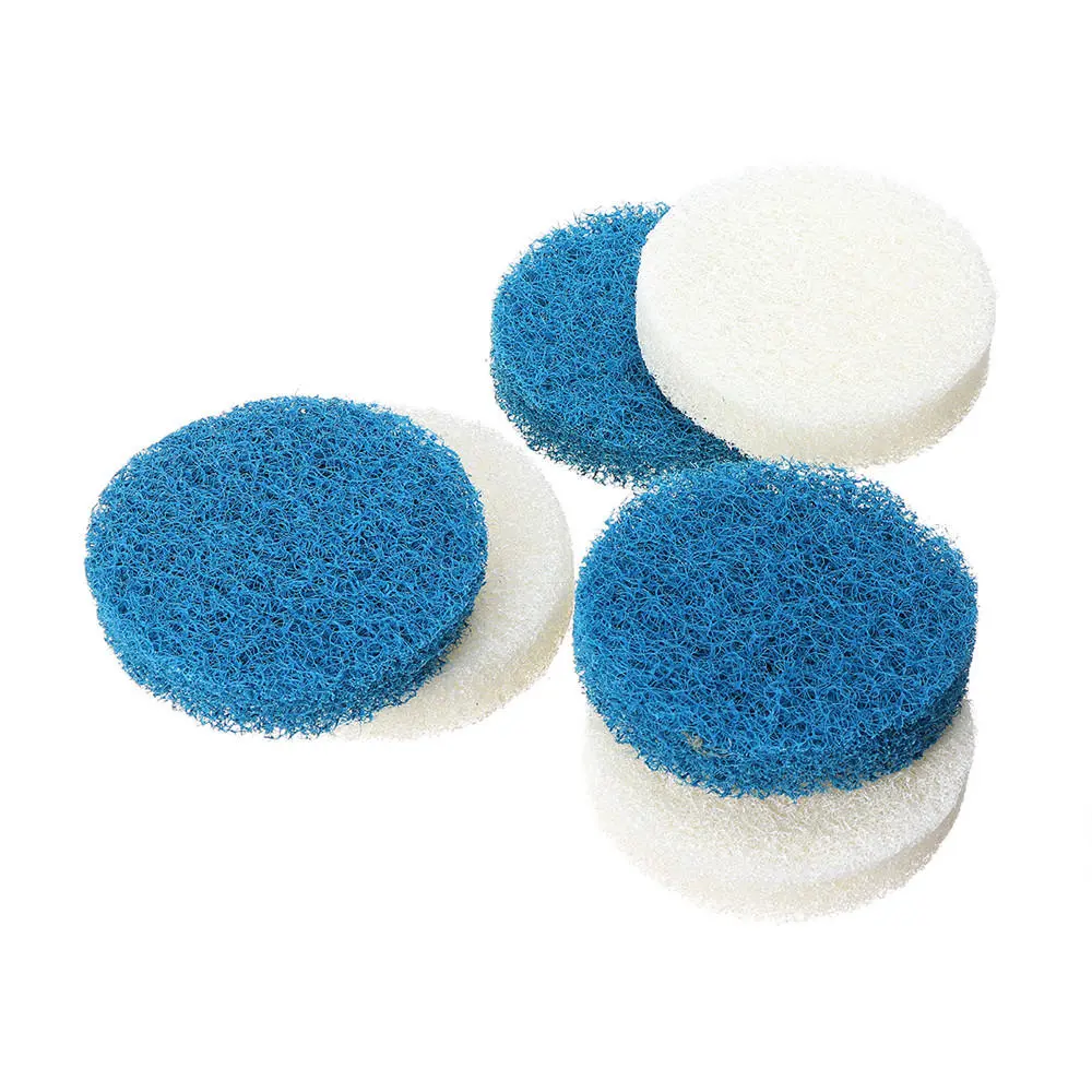 4 Inch Drill Cleaning Brush Pads - 8pcs Scouring Pad for Bathroom Tile & Bathtub - Image 3