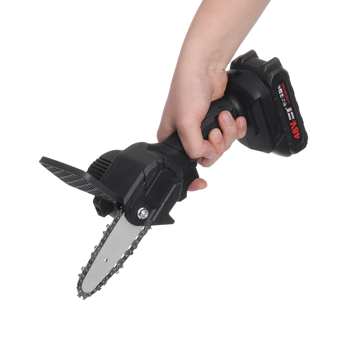 Greenworks 4-Inch 800W 48V Cordless Chain Saw | Portable Handheld Wood Cutter w/Battery AU Plug - Image 2