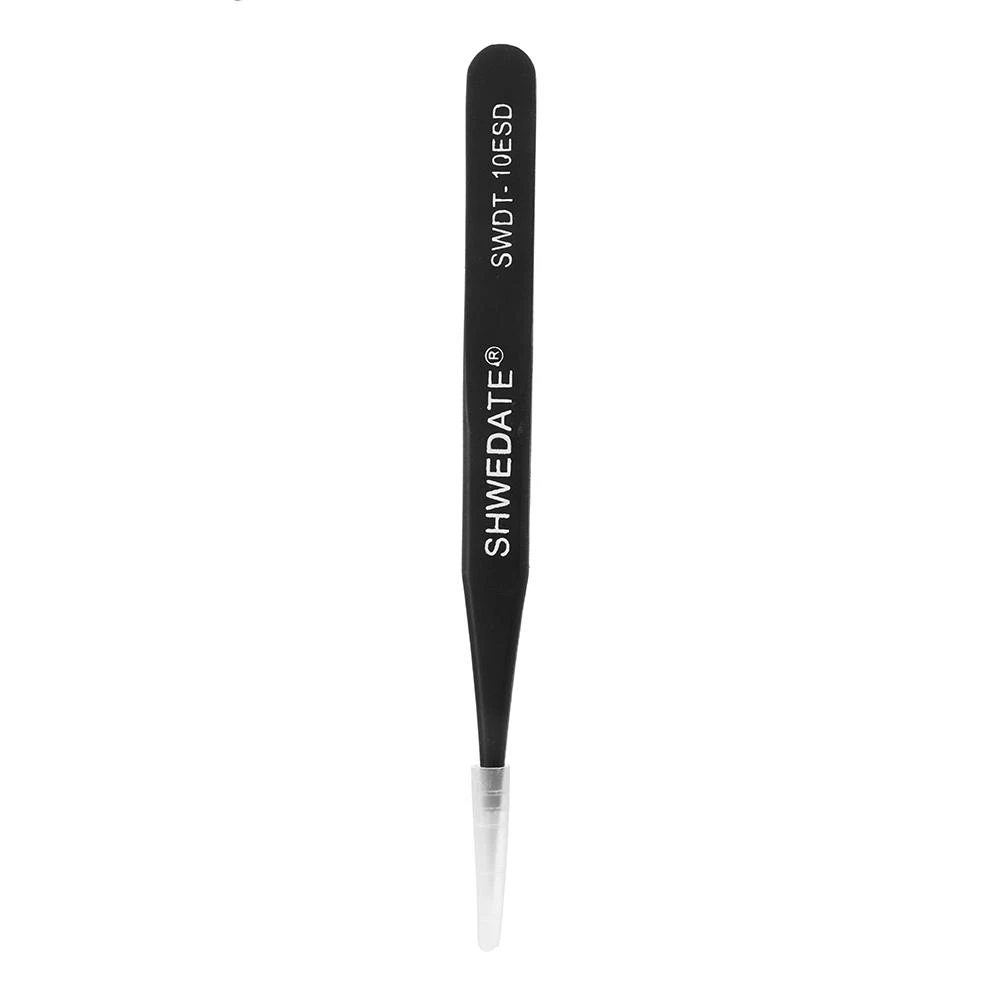 SWDT-10ESD Anti-Static Tweezer | Straight Tip for PC & Phone Repair Tools - Image 5