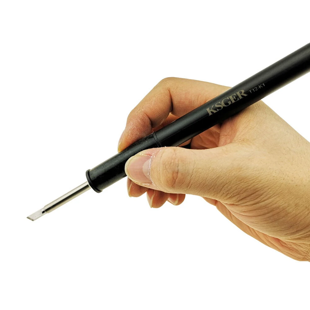 KSGER T12 Soldering Iron Handle | STM32 OLED DIY Pen | Silicone Grip Welding Tip - Image 3