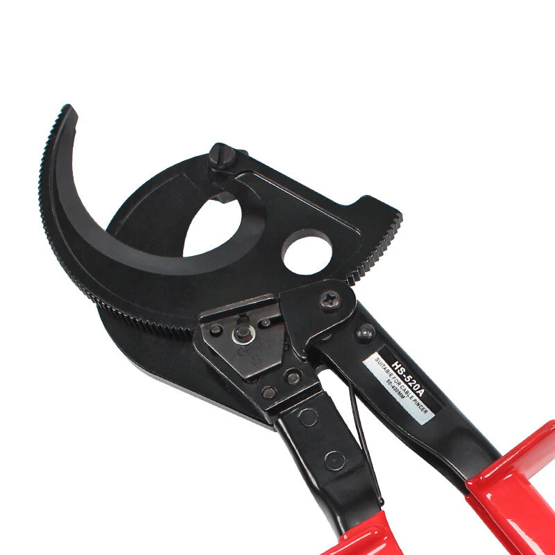 HS-520A Ratchet Wire Cutter - 400mm² Capacity Hand Tool for Electrical Cable - Image 5