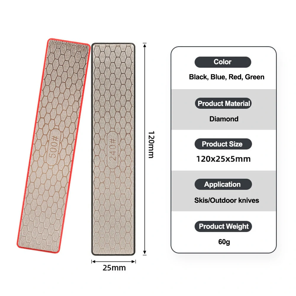 DMD Diamond Knife Sharpener | 240 to 1000 Grit Whetstone for Kitchen & Camping - Image 3