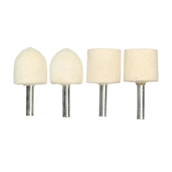 Wool Polishing Buffing Wheel Set - 4pcs For Final Polishing Process | Abrasive Tool - Image 2