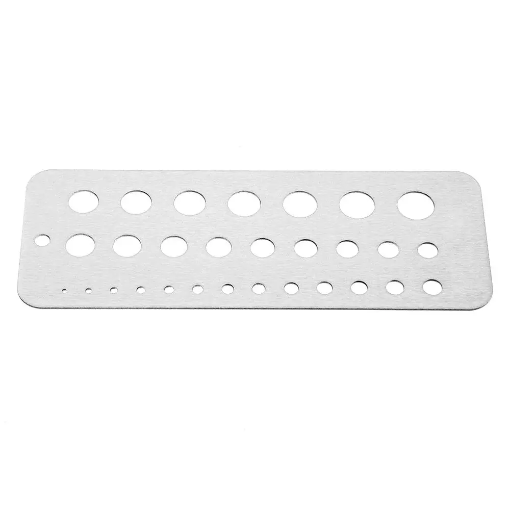 Stainless Steel Drill Bit Gauge | 29 Sizes 1/16 to 1/2 Inch - Bolt & Wire Gauge - Image 5