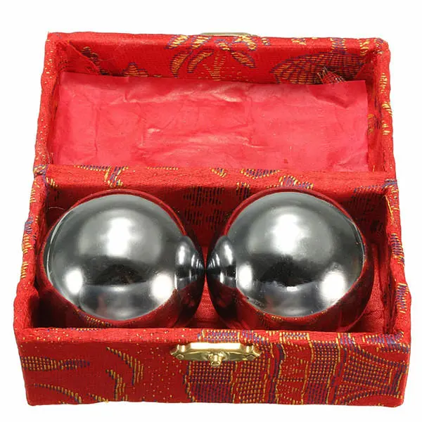 2pcs EDC Solid Steel Fitness Handball - 2.5in Model - Image 3