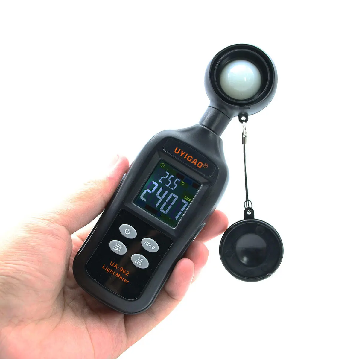 Light Meter - Handheld Lux Meter with Temperature Tester | Illuminometer - Image 2