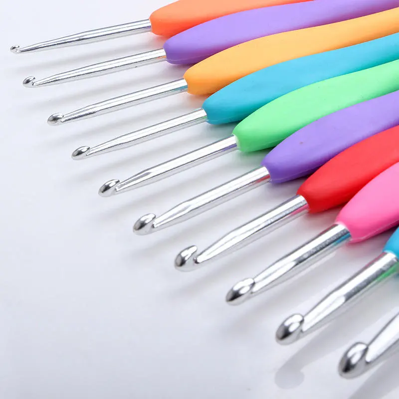 11Pcs Aluminium Crochet Hooks & Knitting Needles Set | Sewing & Weave Craft Tools - Image 5